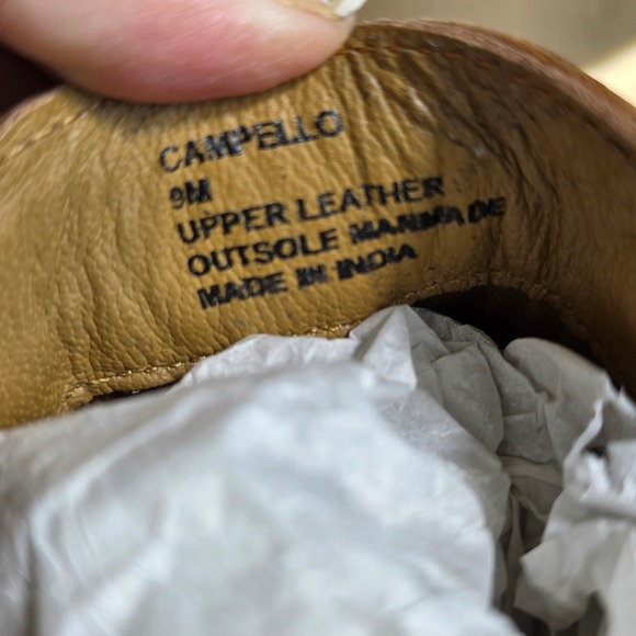 Matisse Vintage Brown Distressed Leather Ankle‎ Boots Pull On Chelsea 9M NEW - Picture 8 of 8